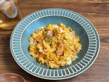 3分で完成！レンジで簡単本格「カレーピラフ」