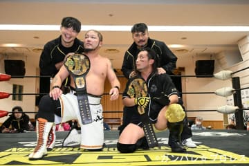 中津良太＆塚本拓海が勝村周一朗＆YuuRIを退けSOGタッグ王座V3！今成夢人＆冨永真一郎のタッチャブルが12・27後楽園でベルト奪還へ