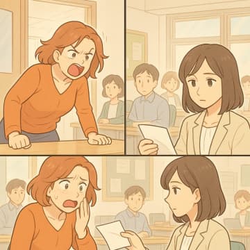 「担任の教育が悪い」と学校に怒鳴り込む親。あるプリントを見せた結果、親が言葉を失った理由【短編小説】