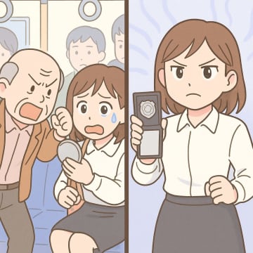 「電車で化粧するな」と杖で叩いてきた老人。被害女性が身分を明かした瞬間、老人の顔色が一変【短編小説】