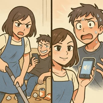 「俺の方が稼いでる」と家事を全拒否する夫。だが、義母に電話をかけると急遽態度を一変。実は【短編小説】