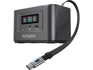 手のひらサイズのAFERIY製小型ポータブル電源が6822円！　Amazonブラックフライデー　定格2400W・瞬間最大4800Wの「AFERIY P210」も安い