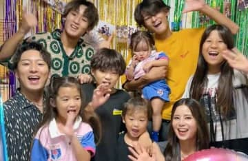 “4男3女”9人大家族の美人母（38歳）、子ども達の健康を考えた食事に絶賛の声「寮母さんと同じやり方！」