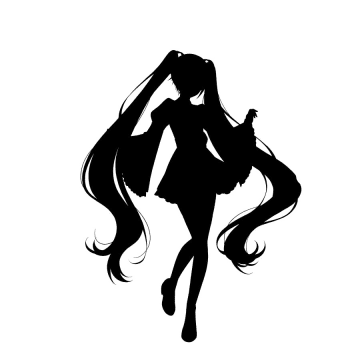 スシロー、次回コラボ予告か。「初音ミク」らしきツインテールキャラのシルエット画像を公開