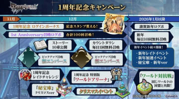 「エンバーストーリア」1周年キャンペーン開催　最大100連無料＆新エンバース「ニュクス［蒼炎］」登場