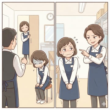 【スカッと体験談】入社1ヶ月で撃沈！新店舗でマウント連発の同期が、他のパートを敵に回して上司に絞られるまで