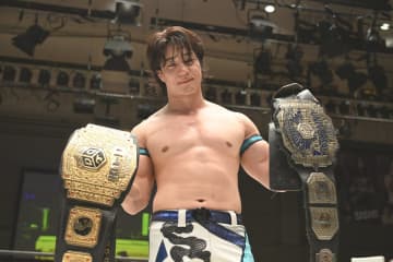 【DDT】上野勇希がスーパー・ササダンゴ・マシンを退け、2冠王座を死守！まさかの“じゃんけんトーナメント”制した正田壮史が12・21後楽園でKO-D無差別級王座に挑戦
