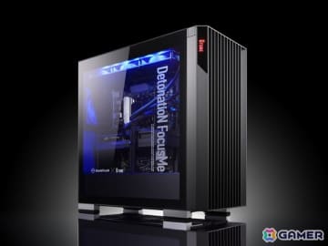 G TUNEより「DetonatioN FocusMe」コラボレーションモデル3機種が販売！ロゴ入りのオリジナルサイドパネルとDFMのチームカラーであるブルーのLEDを搭載