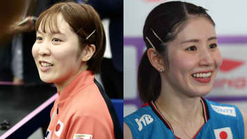 卓球×バドミントン　垣根を越えた友情「大好きなちーちゃんとランチ」「みうちゃんの可愛さと優しさに癒された」