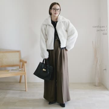 「若すぎるかな、、」→ 諦めないで！【GU】40・50代に似合う♡「ふわふわアウター」