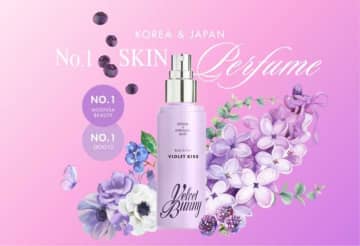 韓国発ベルベットバニーが話題♡素肌に香るVIOLET KISSが日韓1位に
