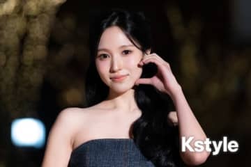 【PHOTO】TWICE ミナ、表参道に降臨！美しいデコルテ際立つミニドレスでイルミネーション点灯式に登場