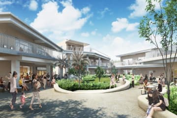宮古島に商業施設「ヤード ミヤコジマ」26年春開業、サンセットビーチ前に中庭を囲むグルメ＆ショップ