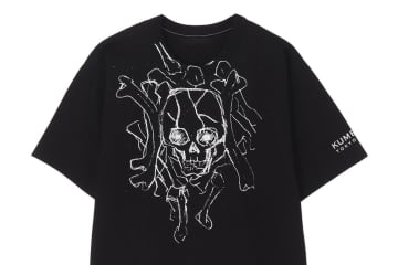 ワイルドサイド ヨウジヤマモト×久米繊維のTシャツ、スカルや舞妓を厚手ボディに