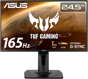 【Amazonセール】ASUSのリフレッシュレート165Hz、24.5型フルHDゲーミングモニターがお買い得
