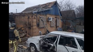 ロシア軍がウクライナ・ドニプロ市を攻撃　オフィスビルなど損壊　4人死亡・40人負傷