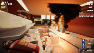 ときには燃えることもある物理演算な経営シム『ドリンクスタンドシミュレーター』Steamにて12月1日より配信！