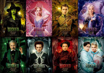 『ウィキッド 永遠の約束』シンシア・エリヴォ×アリアナ・グランデらのキャラポスター公開