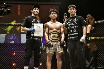 17歳のMMA天才児が王座を狙うも伝統派空手の達人が阻止！南友之輔がGLADIATORバンタム級王座初防衛！