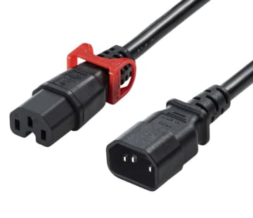 Ciscoのサーバーなどに対応、抜け防止電源コード 「APW15-C14C15LS」をサンワサプライが発売