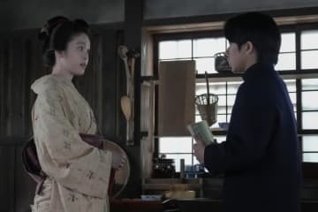 明日の『ばけばけ』“トキ”高石あかり、“小谷”下川恭平から怪談の舞台地めぐりに誘われる