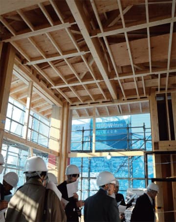 三井ホーム　「MOCX WALL工法」採用初のモデルハウス建設中