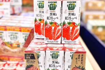 季節限定！深作農園とカゴメのコラボ商品「野菜生活100 本日の逸品 茨城県産紅ほっぺミックス」発売開始