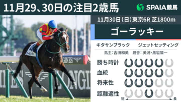 【注目2歳馬】キタサンブラック産駒ゴーラッキーが逃げ切り　淀みないラップを刻んでラスト11.0-11.2の好内容