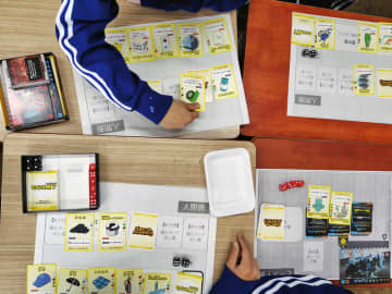 防災士が出張授業を実施、能美防災の教材で中学生が防災行動を学ぶ