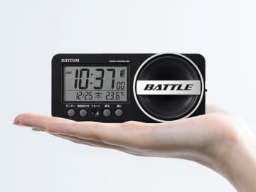 大音量の小型目覚まし時計　寝坊できない出張に