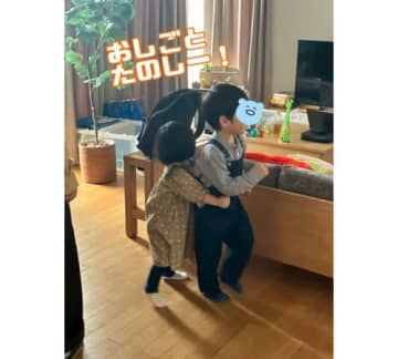 ニッチェ江上、５歳長男＆３歳長女の熱い希望で共演実現