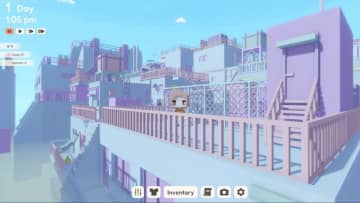 サンドボックススローライフ『YUME ROOF』Steamページが“ゆめかわ”溢れてる！自分だけの屋上でリラックス