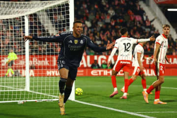 エムバペが２０２５年６０ゴールを達成　Ｃ・ロナウドらに続いて２１世紀で４人目