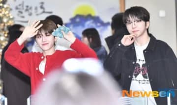 【PHOTO】BOYNEXTDOOR リウ＆ウンハク、ラジオ出演のため放送局へ