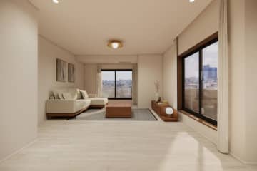 グランヌーブ中野 9階｜「東中野」駅徒歩9分。暮らしやすさが整う街。専有面積：120㎡超。幼・保・小学校・コンビニ至近。陽当たり・眺望良好の最上階角住戸