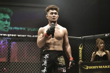 GLADIATORフェザー級王座戦線は群雄割拠！國頭武が鮮烈一本勝ちで王座挑戦を直訴！