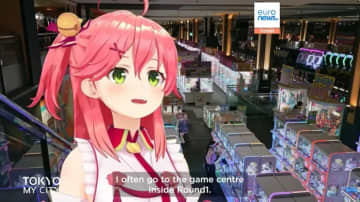 さくらみこ、国際ニュースチャンネル「Euronews」に出演　東京の魅力を散策しながら紹介