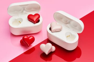 SoftBank SELECTION、ANCに対応したハート型の完全ワイヤレスイヤホン「HeartBuds Pro」