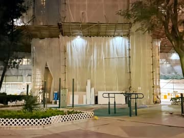 香港の二つの高層住宅群の防護ネット検査報告書は「100％偽物」―シンガポールメデイア