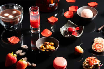 ダブルツリーbyヒルトン京都駅”苺とチョコ”アフタヌーンティー、チョコぜんざい×苺ジェラートも