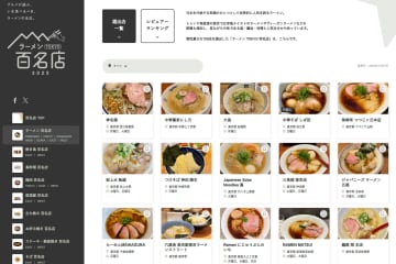 食べログ「ラーメン 百名店 2025」発表！　北海道/東京/神奈川/愛知/大阪/東日本/西日本から700店