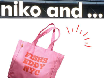 カジュアル好き必見！【niko and ...】大人が使いたい「ロゴトートバッグ」