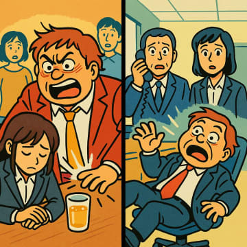 「俺の酒が飲めんのか」と怒鳴る上司。その様子を取引先が見ており、契約破棄になった瞬間【短編小説】
