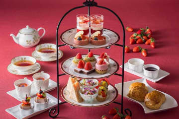 吉祥寺エクセルホテル東急、苺のアフタヌーンティーを提供　12月1日から