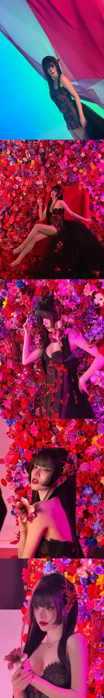 アイドルらしからぬ“大胆露出”… i-dle・ウギ、みぞおちまで開いたドレス姿にファン騒然「気絶する」【PHOTO】