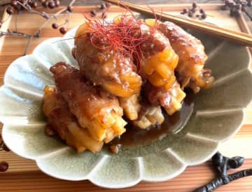 こってりこっくり味しみしみ！「巻き巻き豚バラ大根」のレシピ