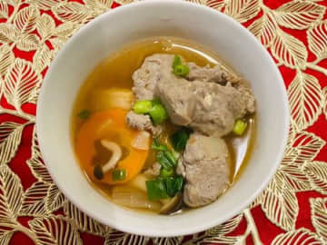 寒いこの時期！芯からぽっかぽか「梅の入ったつみれ汁」