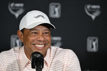 タイガー・ウッズが主催大会で会見　復帰時期は未定「プレーできる日が待ち遠しい」
