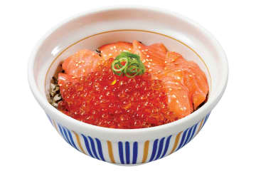 なか卯、とろ旨なアトランティックサーモンを使った「サーモン丼」＆「サーモンいくら丼」発売