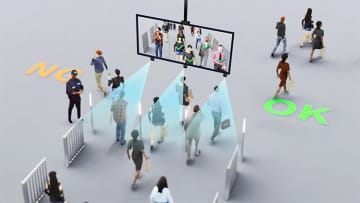 NEC、歩いたままで顔も虹彩も認証する新技術　世界初